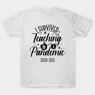 Summer Teacher Gifts, I Survived Teaching in a Pandemic 2021, Teacher Summer Outfits, End of the Year Teacher Gifts T-Shirt